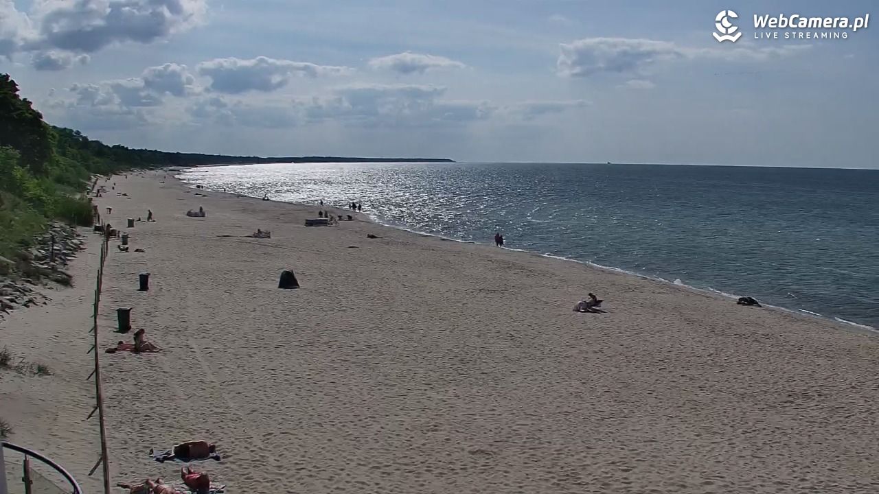 Kołobrzeg - widok na plażę zachodnią - 02 czerwiec 2026, 16:09
