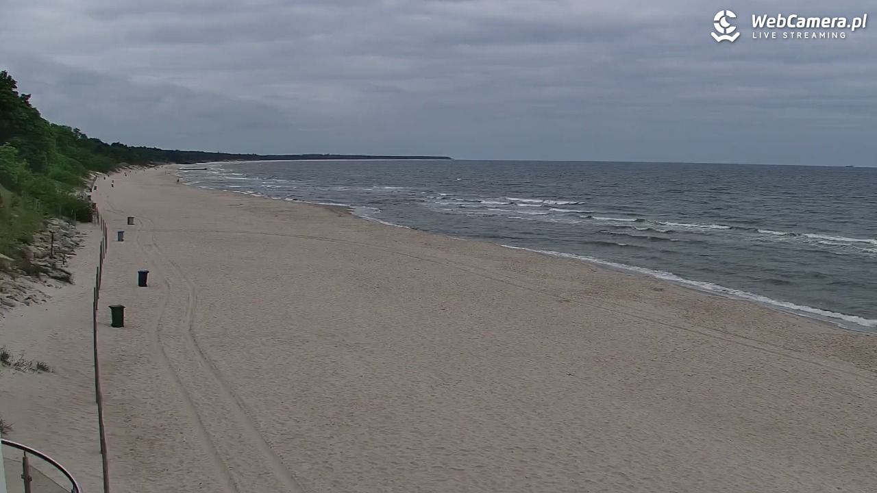 Kołobrzeg - widok na plażę zachodnią - 31 maj 2026, 06:55
