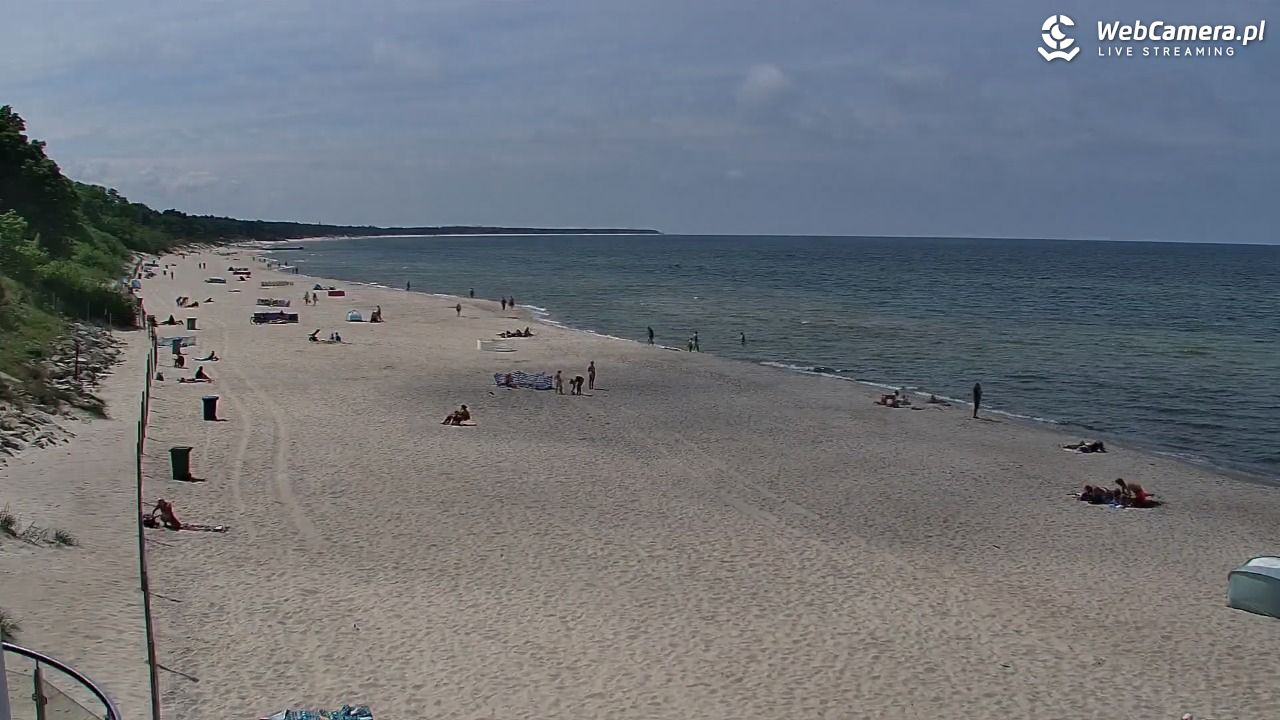 Kołobrzeg - widok na plażę zachodnią - 01 czerwiec 2026, 13:26