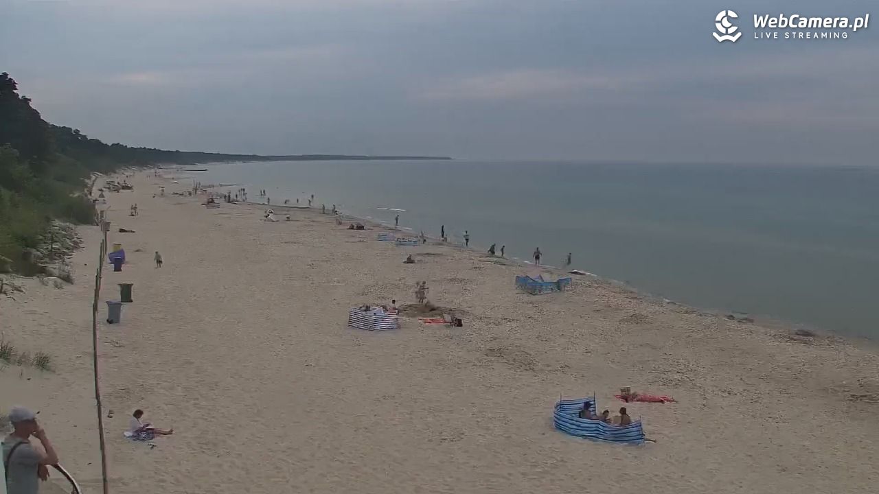 Kołobrzeg - widok na plażę zachodnią - 17 lipiec 2026, 15:58