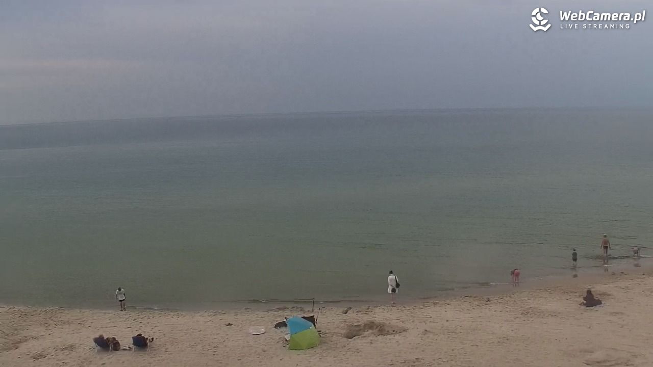 Kołobrzeg - widok na plażę zachodnią - 17 lipiec 2026, 16:09