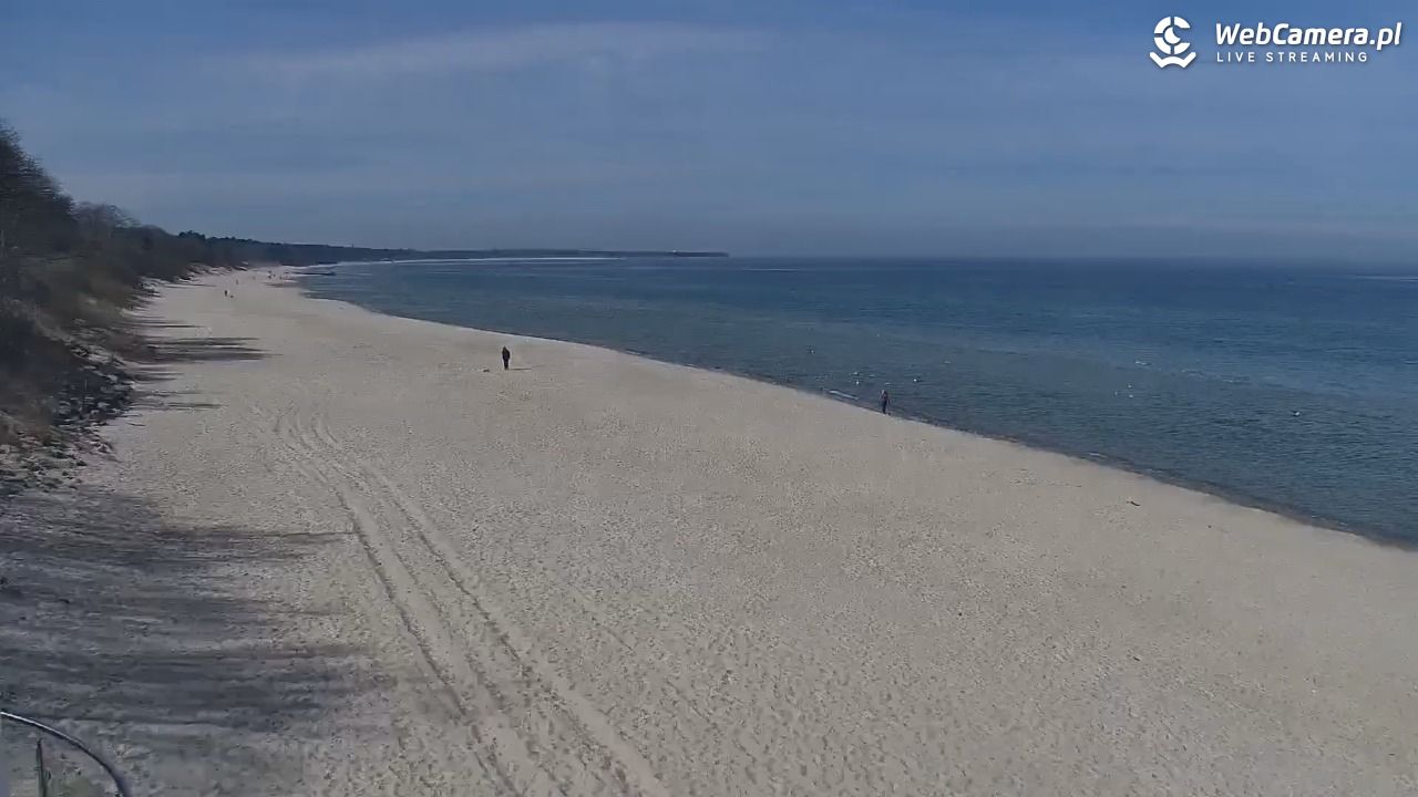 Kołobrzeg - widok na plażę zachodnią - 18 kwiecień 2026, 10:57