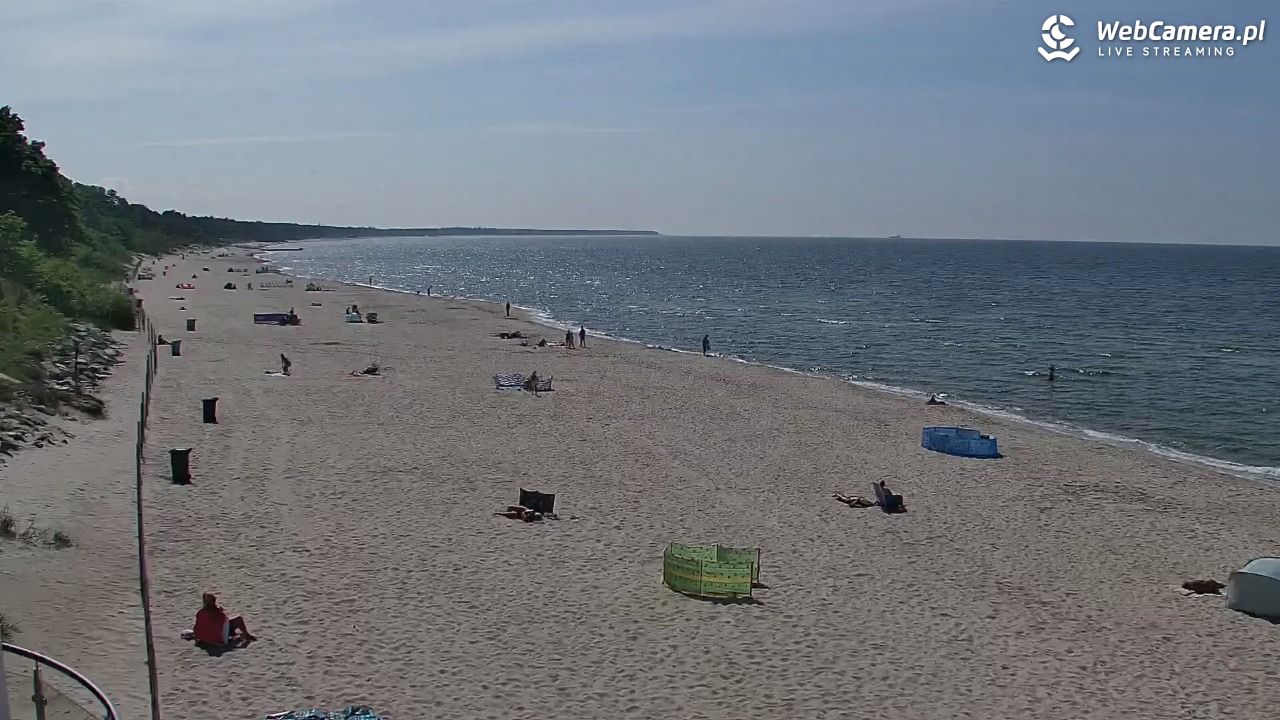 Kołobrzeg - widok na plażę zachodnią - 01 czerwiec 2026, 15:23