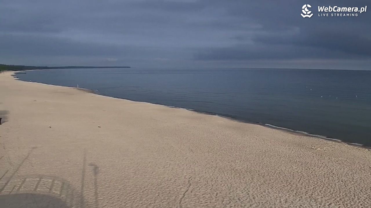 Kołobrzeg - widok na plażę zachodnią - 01 czerwiec 2026, 06:33