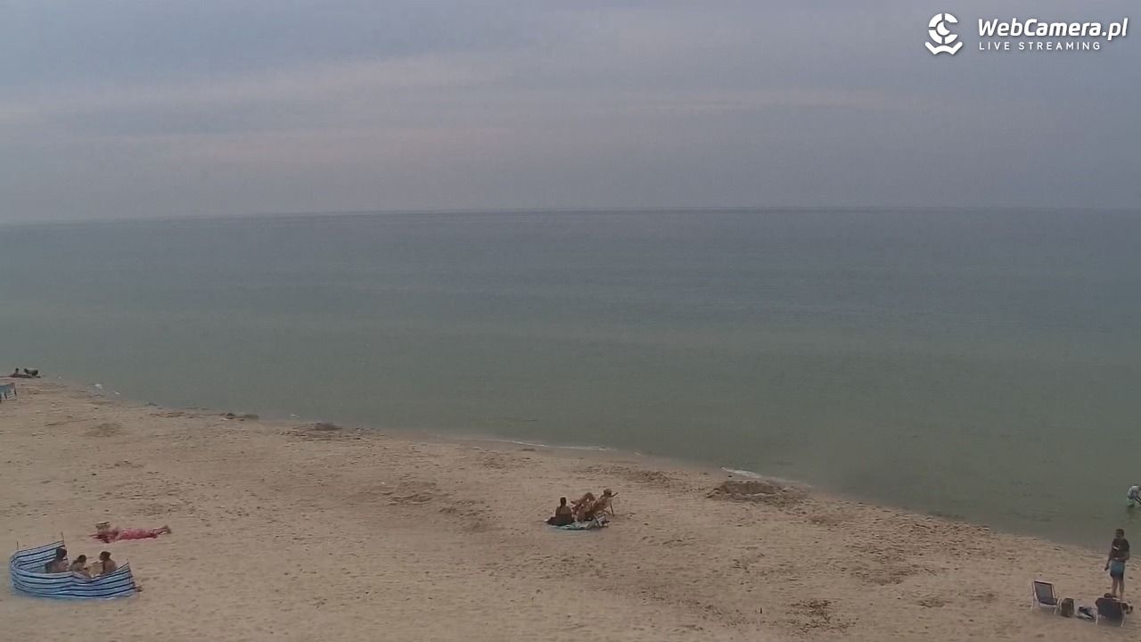 Kołobrzeg - widok na plażę zachodnią - 17 lipiec 2026, 15:59