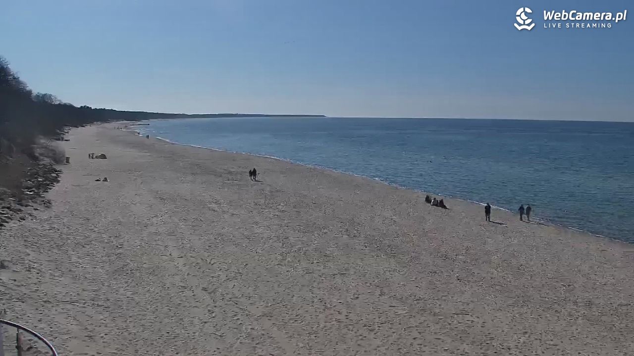 Kołobrzeg - widok na plażę zachodnią - 17 kwiecień 2026, 15:26