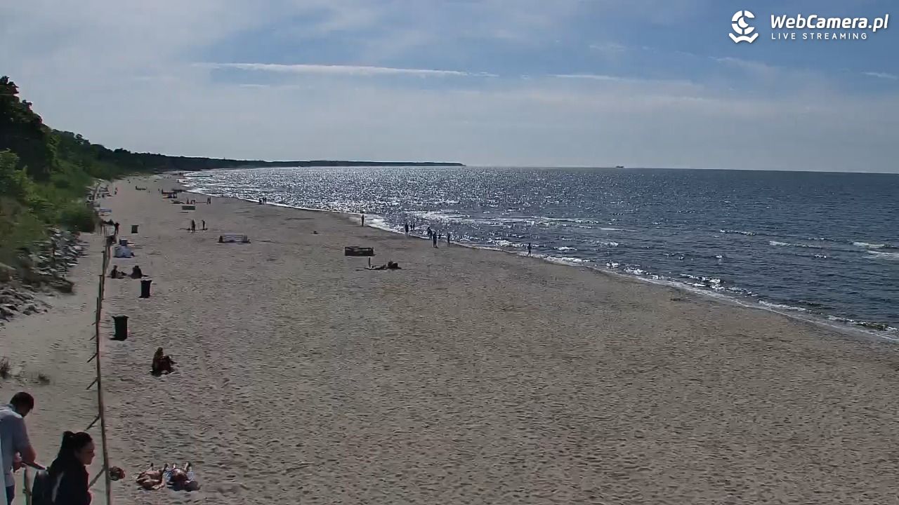 Kołobrzeg - widok na plażę zachodnią - 31 maj 2026, 16:15