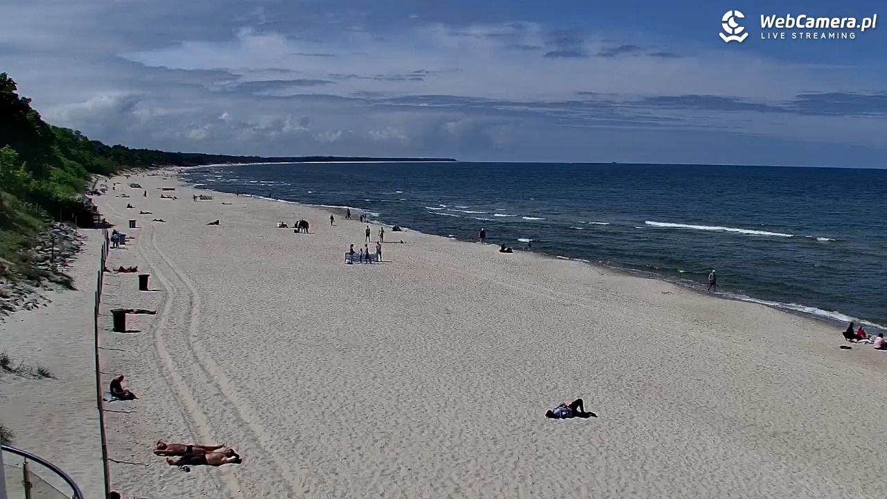 Kołobrzeg - widok na plażę zachodnią - 31 maj 2026, 12:16