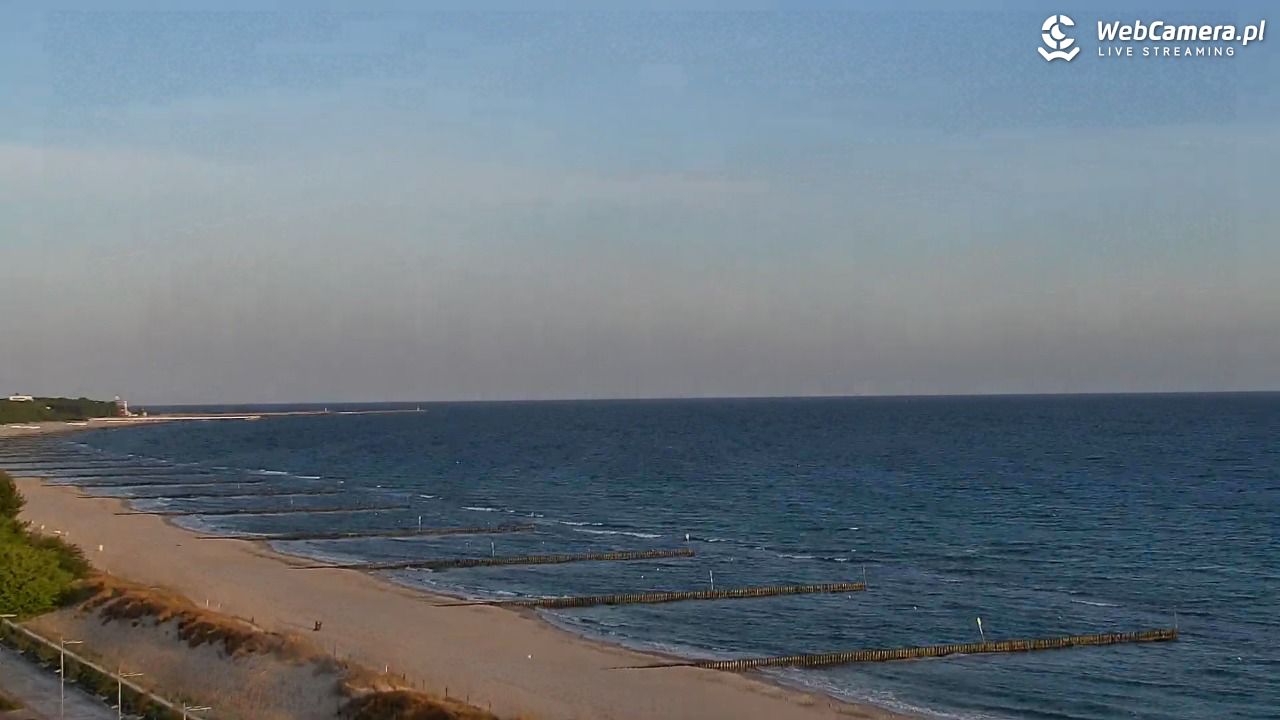 KOŁOBRZEG - widok na plażę - 14 maj 2025, 05:39