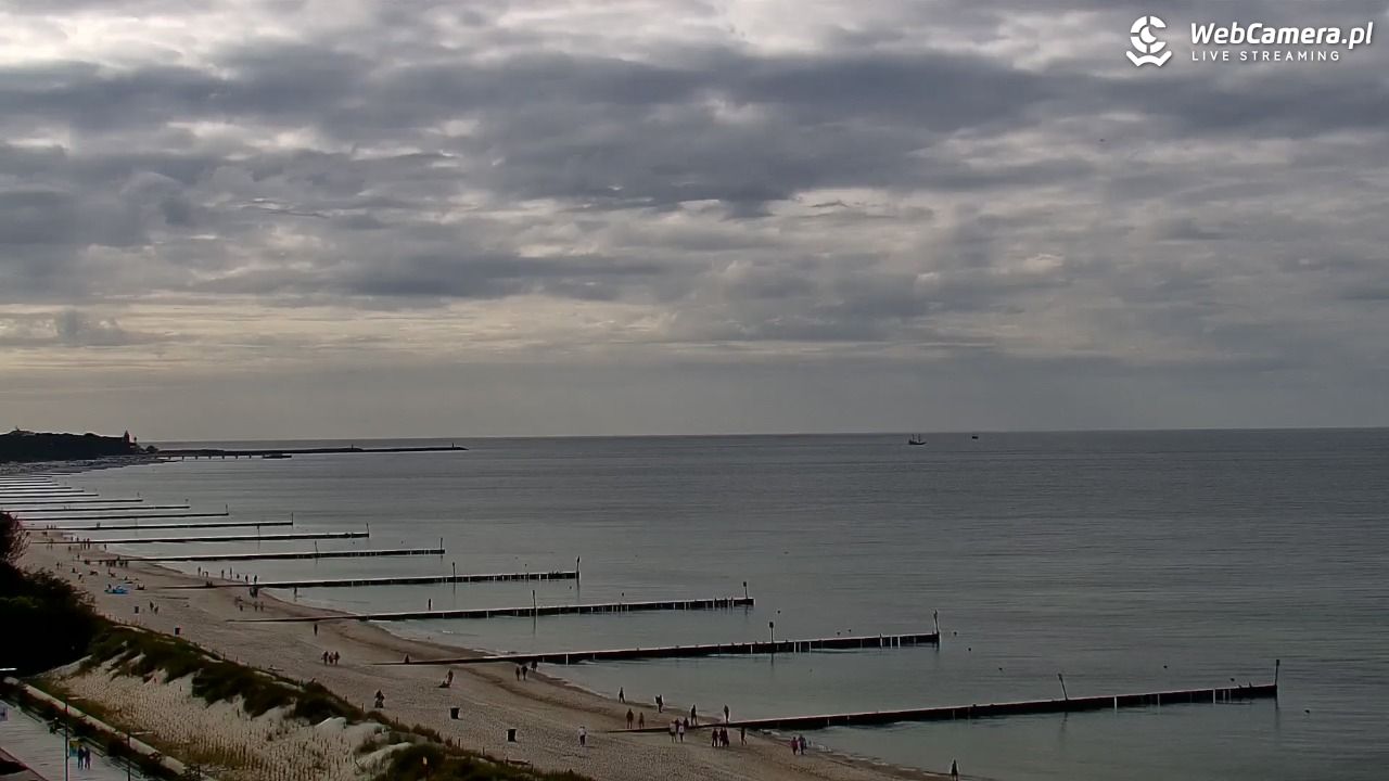 KOŁOBRZEG - widok na plażę - 15 wresień 2026, 16:04