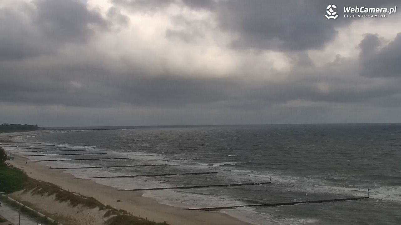 KOŁOBRZEG - widok na plażę - 16 czerwiec 2026, 08:03