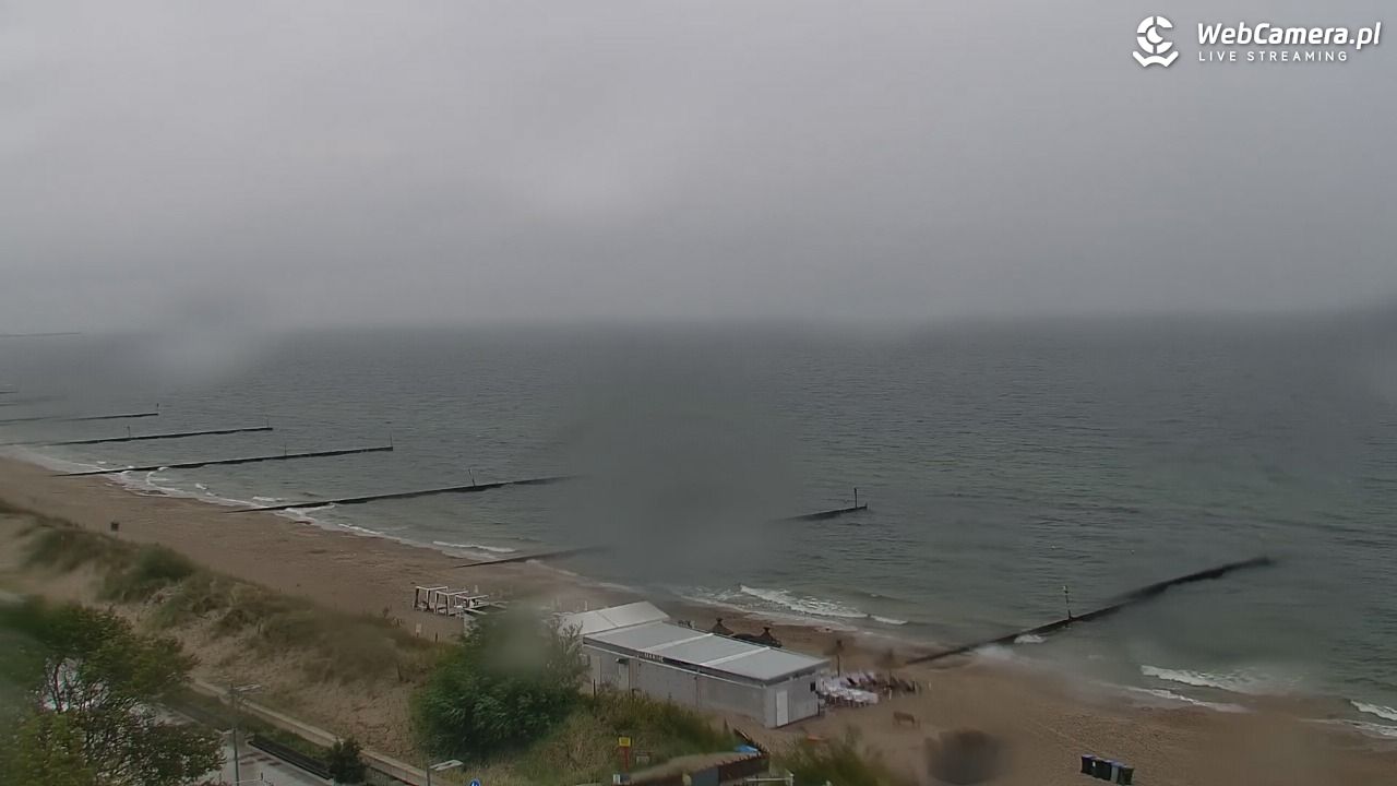 KOŁOBRZEG - widok na plażę - 01 sierpień 2026, 11:07