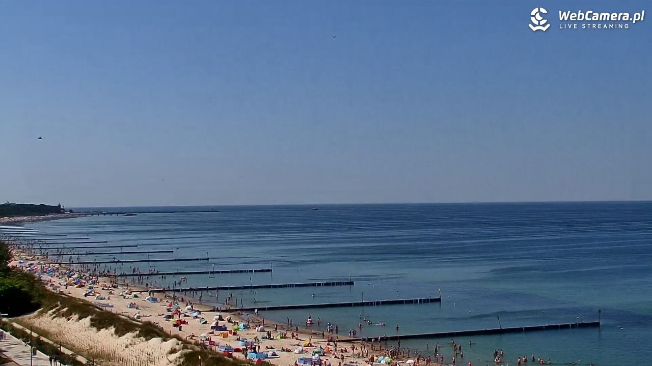 KOŁOBRZEG - widok na plażę - 30 lipiec 2026, 13:38