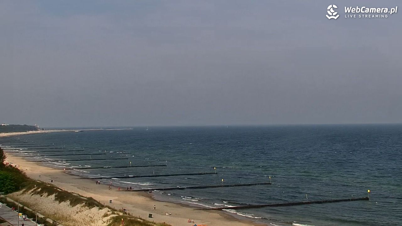 KOŁOBRZEG - widok na plażę - 31 lipiec 2026, 09:51