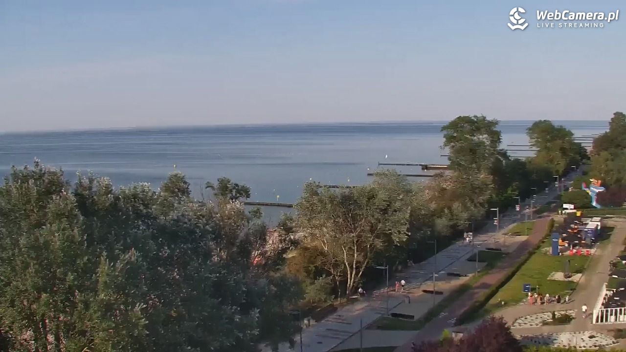 KOŁOBRZEG - widok na plażę - 30 lipiec 2026, 18:12