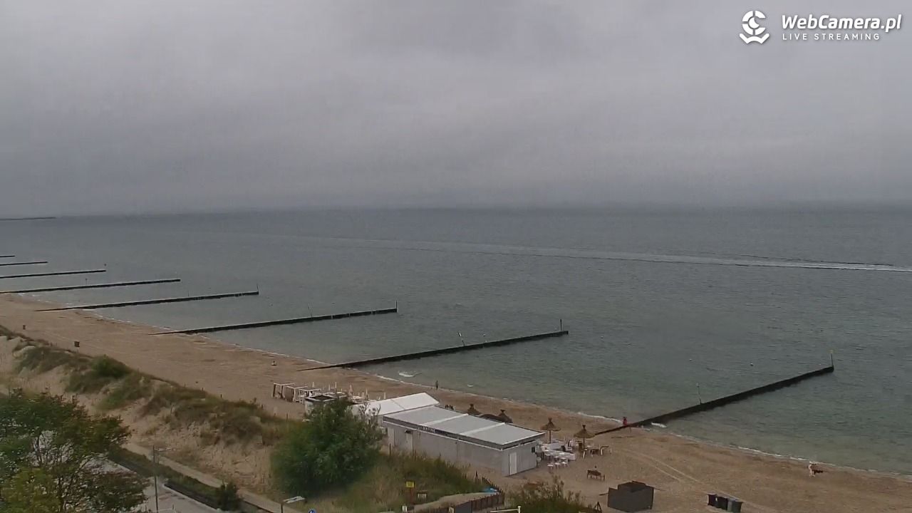 KOŁOBRZEG - widok na plażę - 01 sierpień 2026, 09:20