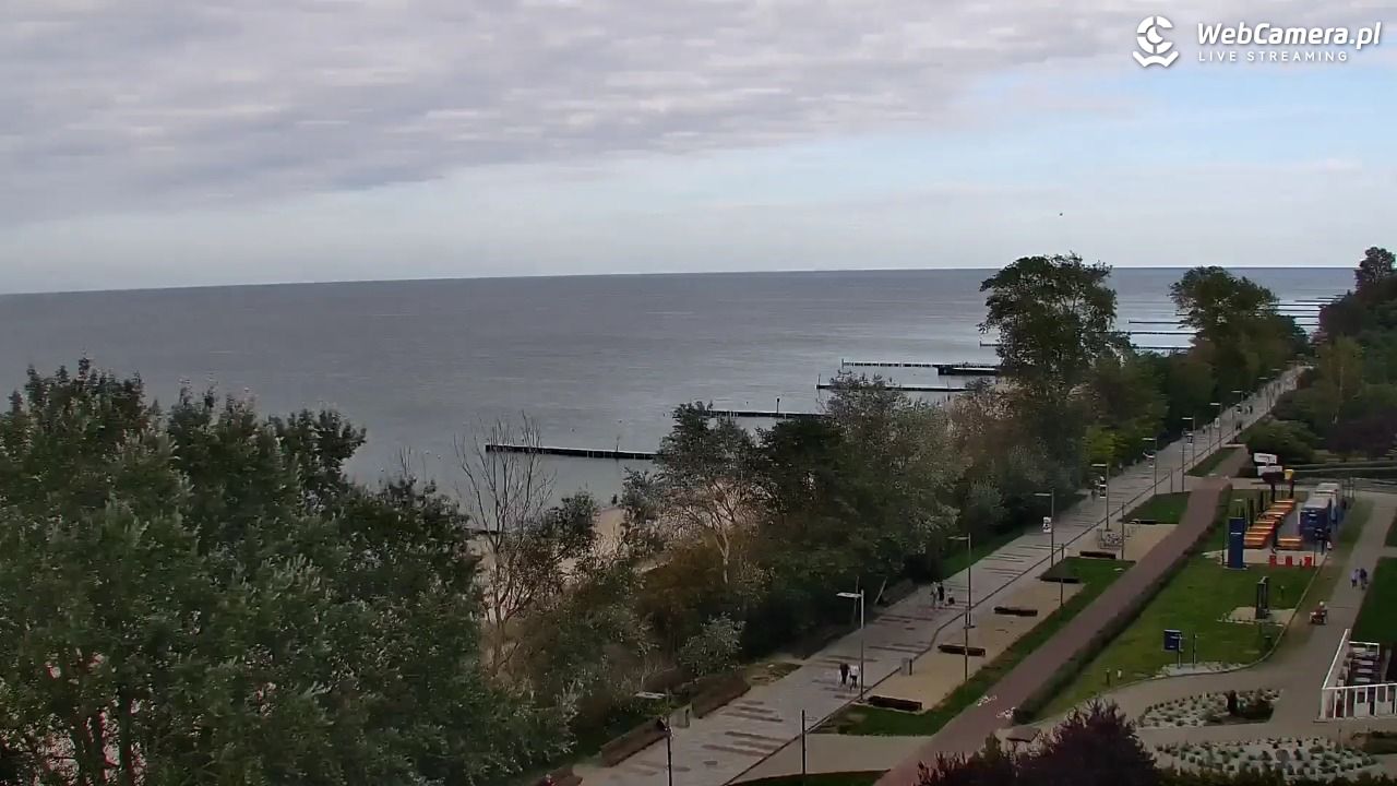 KOŁOBRZEG - widok na plażę - 15 wresień 2026, 16:17