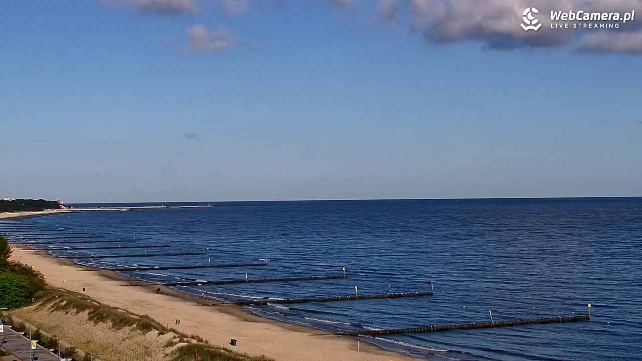 KOŁOBRZEG - widok na plażę - 02 sierpień 2026, 07:31