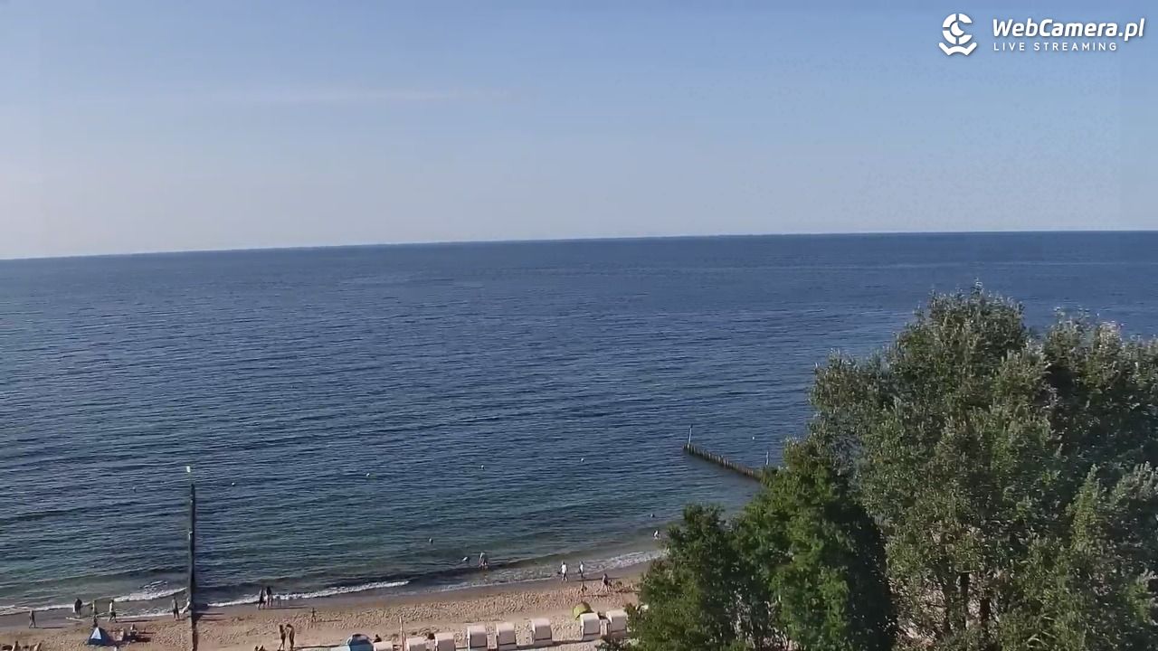KOŁOBRZEG - widok na plażę - 02 sierpień 2026, 17:42