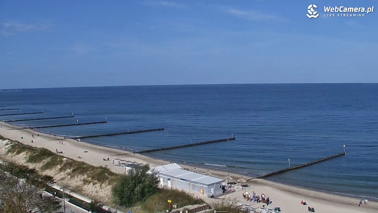 KOŁOBRZEG - widok na plażę - 15 wresień 2026, 10:29