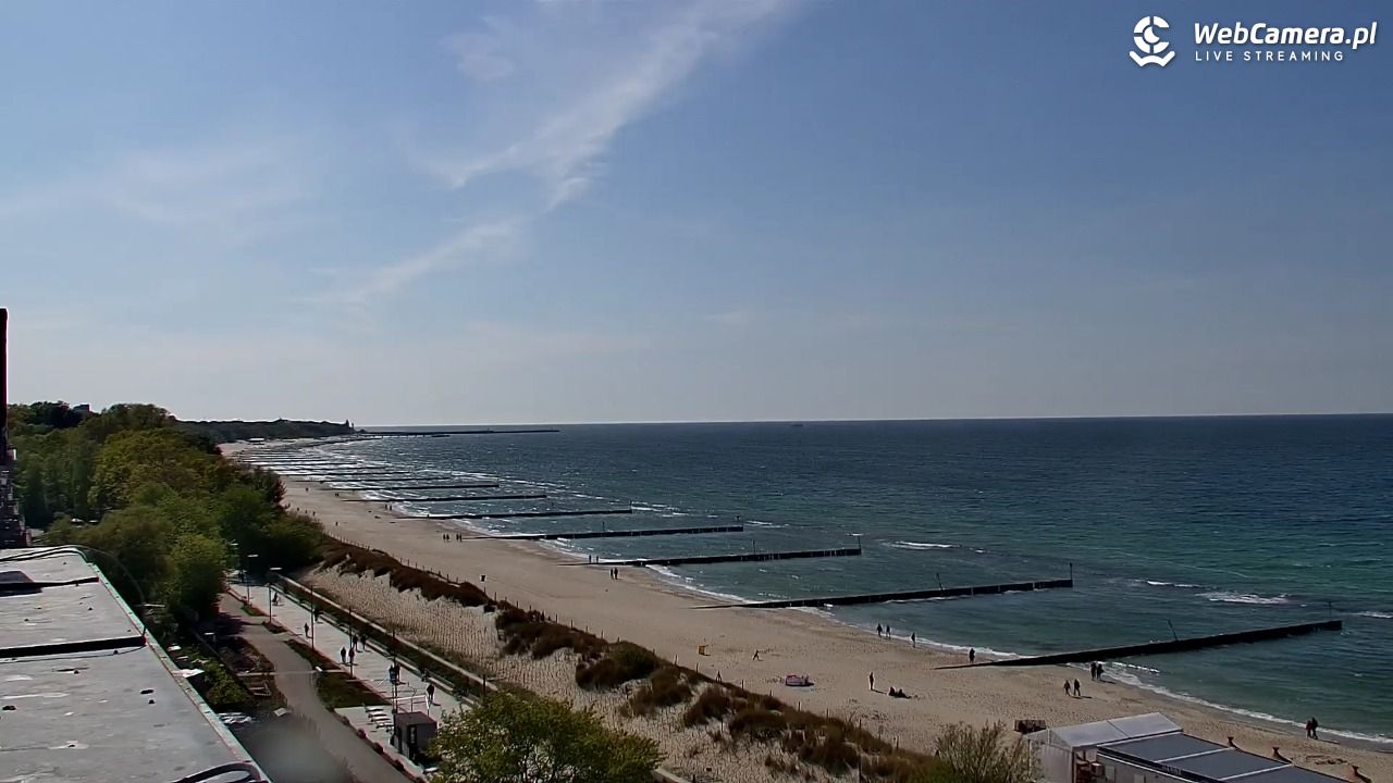 KOŁOBRZEG - widok na plażę - 13 maj 2025, 16:12