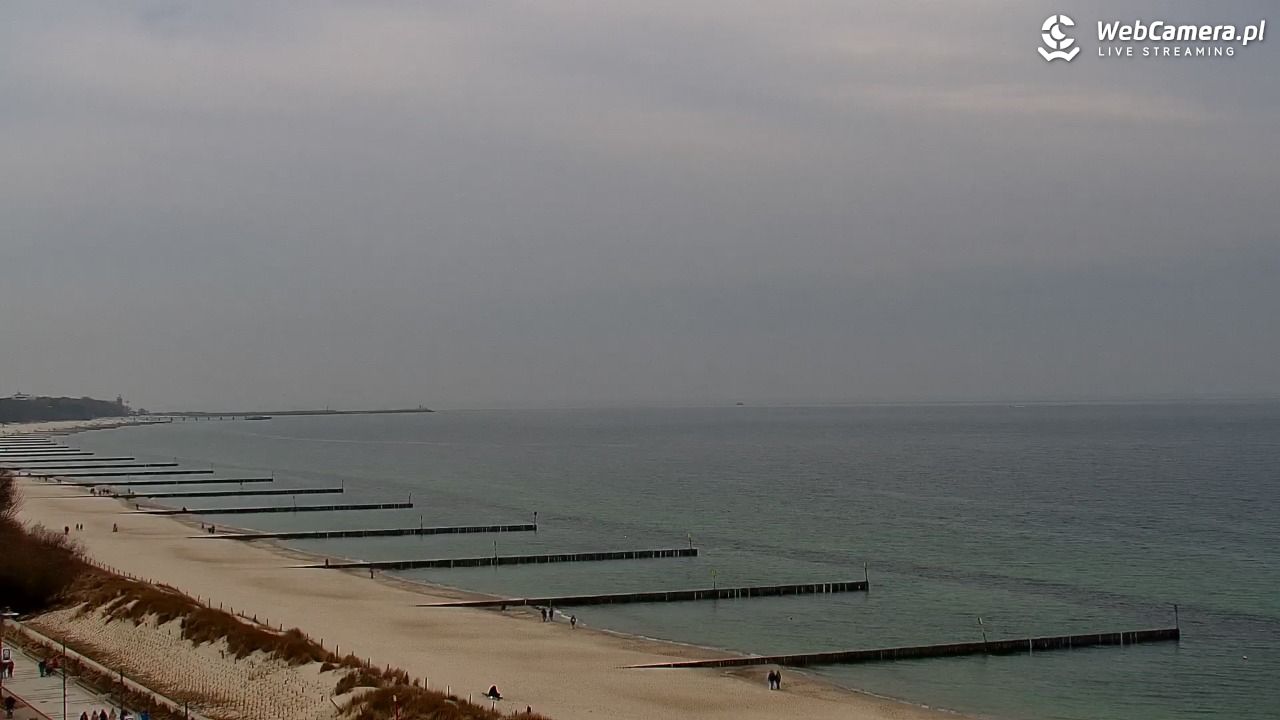 KOŁOBRZEG - widok na plażę - 14 marzec 2026, 16:21