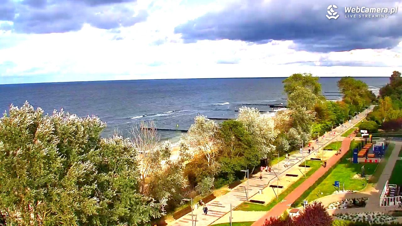 KOŁOBRZEG - widok na plażę - 17 wresień 2026, 15:23