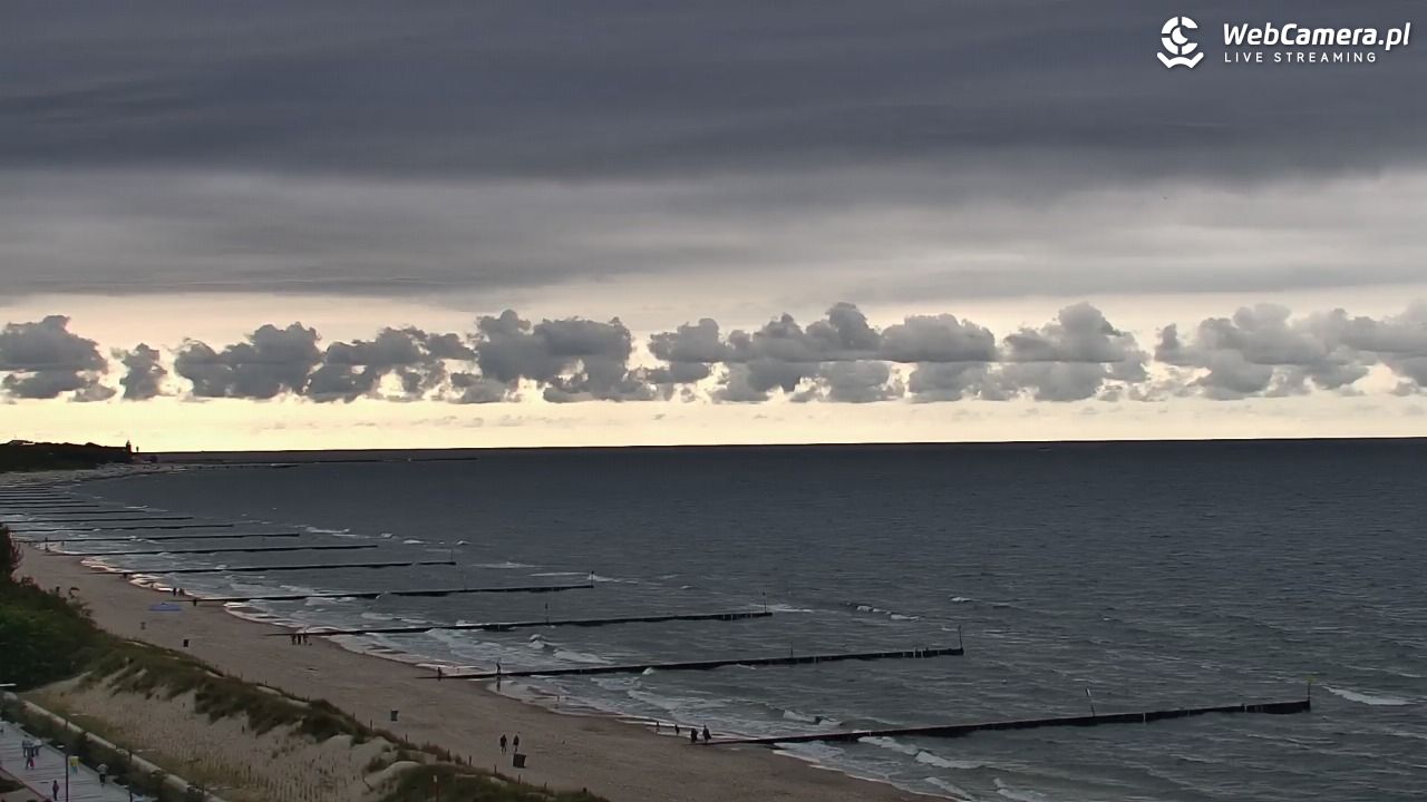 KOŁOBRZEG - widok na plażę - 01 sierpień 2026, 17:41