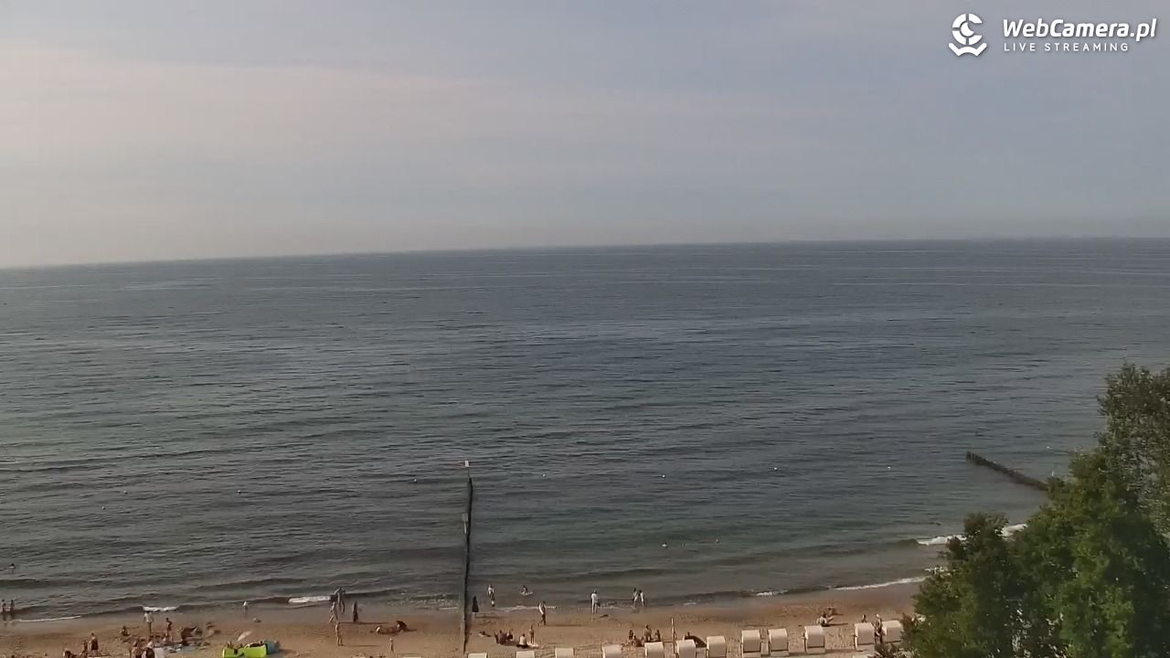 KOŁOBRZEG - widok na plażę - 31 lipiec 2026, 17:23