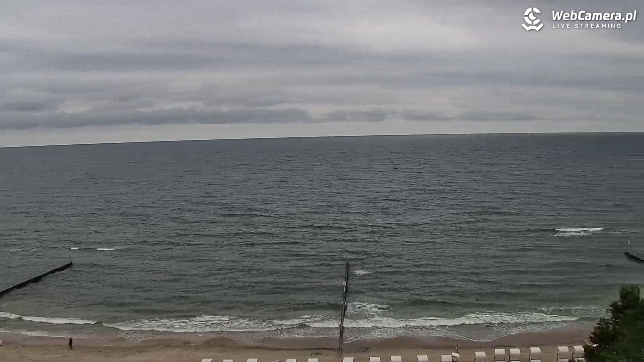 KOŁOBRZEG - widok na plażę - 01 sierpień 2026, 15:31
