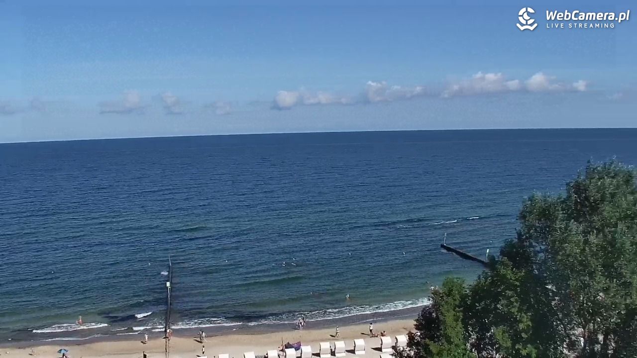 KOŁOBRZEG - widok na plażę - 02 sierpień 2026, 10:47