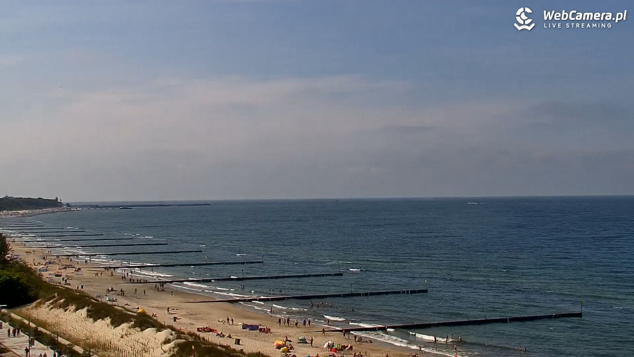 KOŁOBRZEG - widok na plażę - 31 lipiec 2026, 14:20