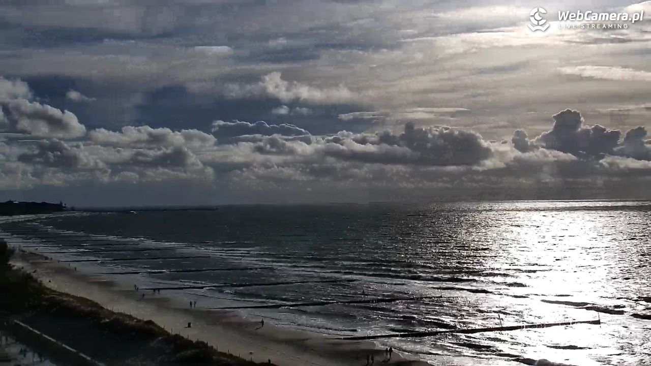 KOŁOBRZEG - widok na plażę - 14 czerwiec 2026, 19:29
