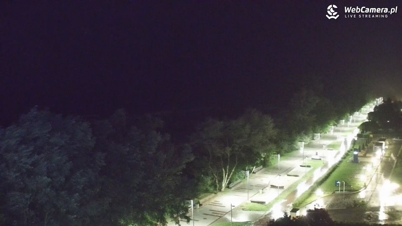 KOŁOBRZEG - widok na plażę - 14 czerwiec 2026, 23:49