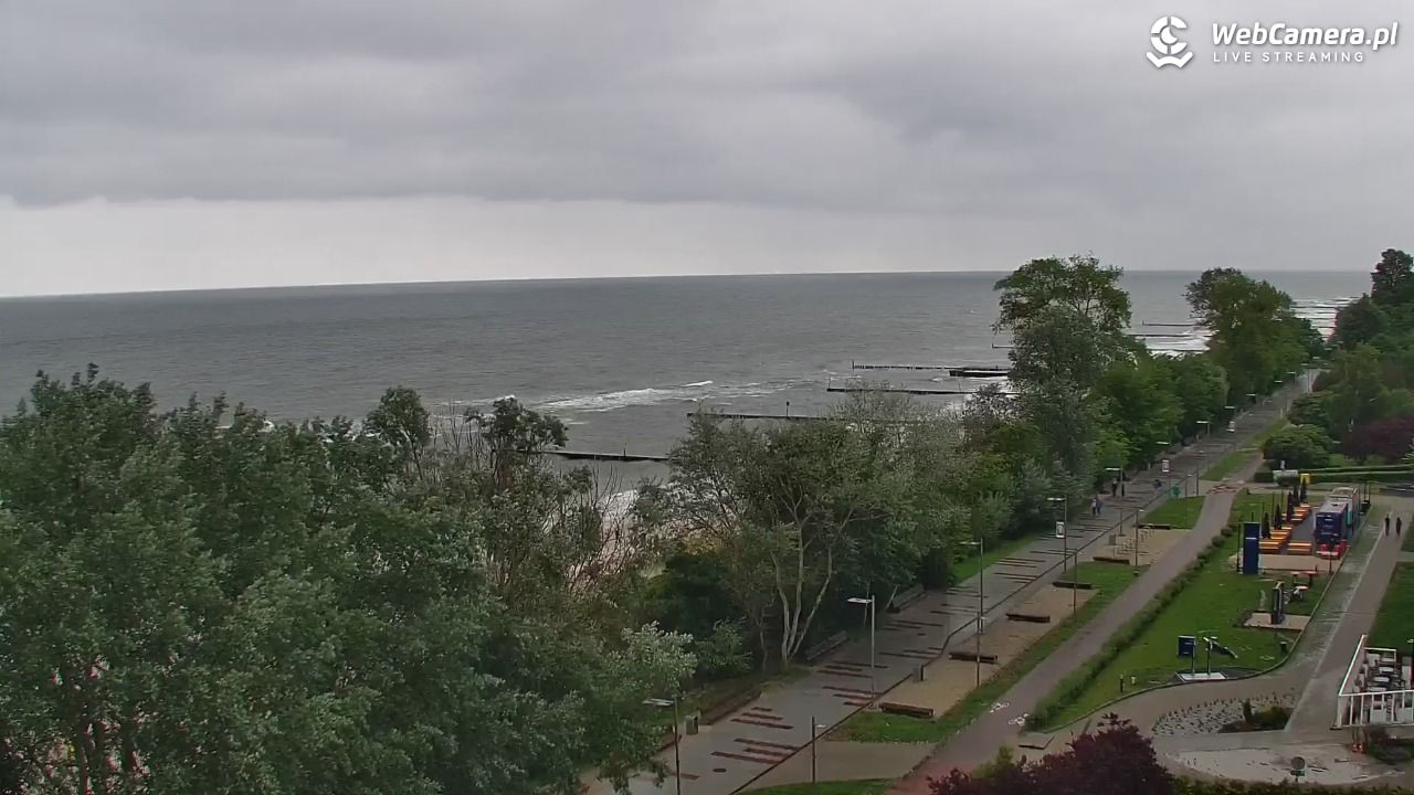 KOŁOBRZEG - widok na plażę - 16 czerwiec 2026, 11:59