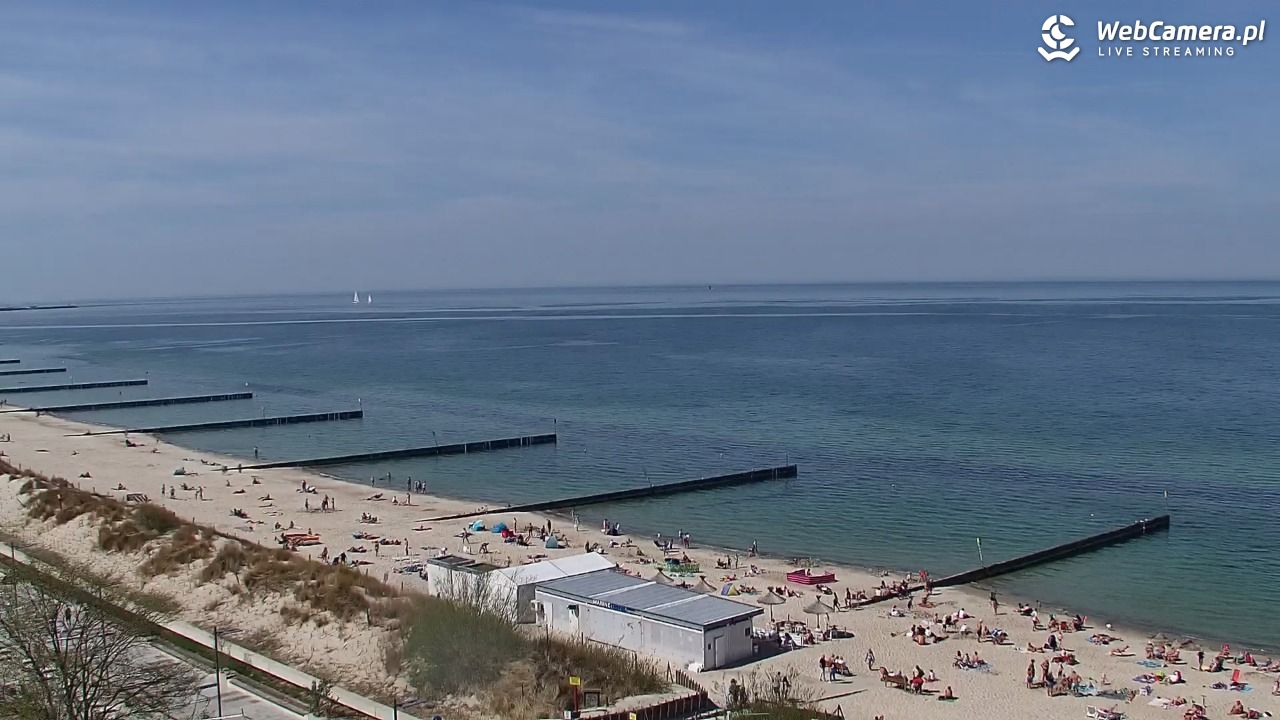 KOŁOBRZEG - widok na plażę - 03 maj 2026, 13:16