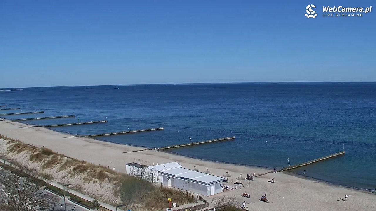 KOŁOBRZEG - widok na plażę - 02 maj 2026, 09:10