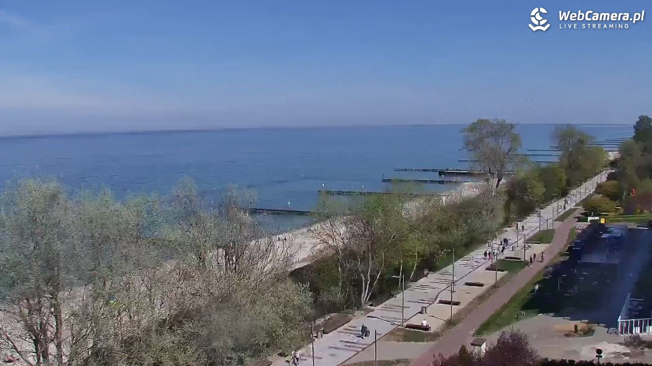KOŁOBRZEG - widok na plażę - 03 maj 2026, 13:07