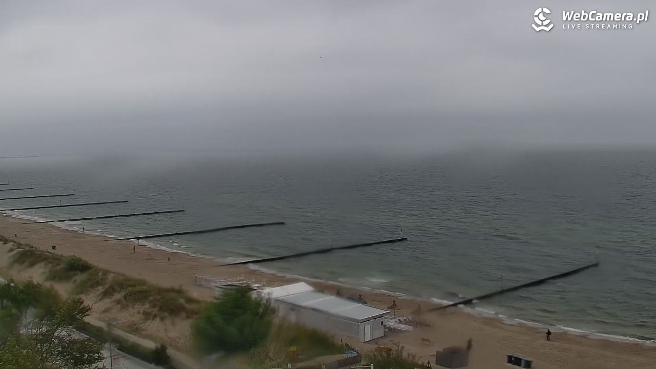 KOŁOBRZEG - widok na plażę - 01 sierpień 2026, 10:44