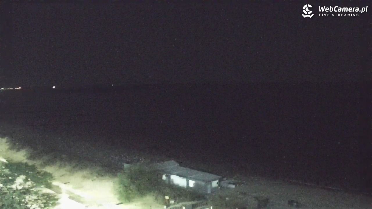 KOŁOBRZEG - widok na plażę - 01 sierpień 2026, 01:43