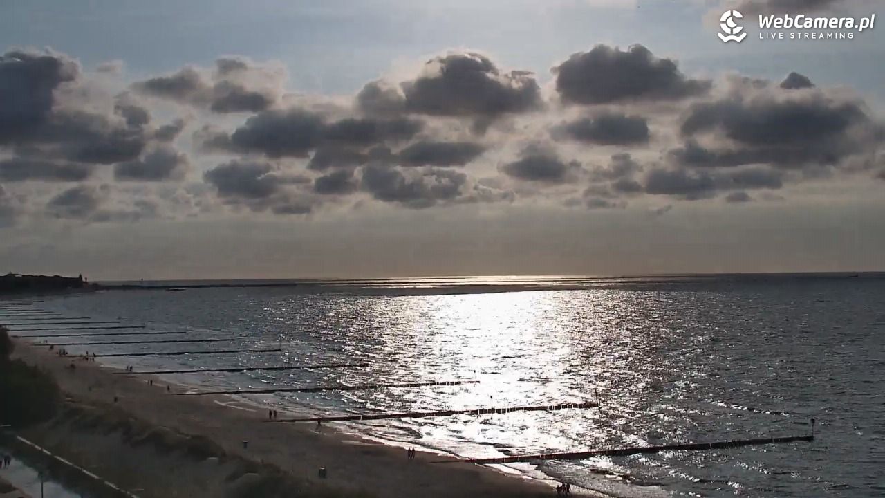 KOŁOBRZEG - widok na plażę - 01 sierpień 2026, 19:00