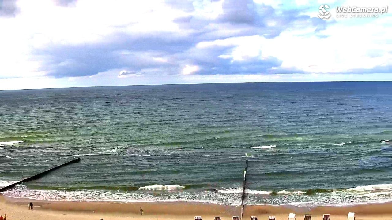 KOŁOBRZEG - widok na plażę - 17 wresień 2026, 15:28
