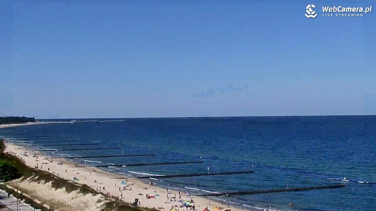 KOŁOBRZEG - widok na plażę - 02 sierpień 2026, 11:16