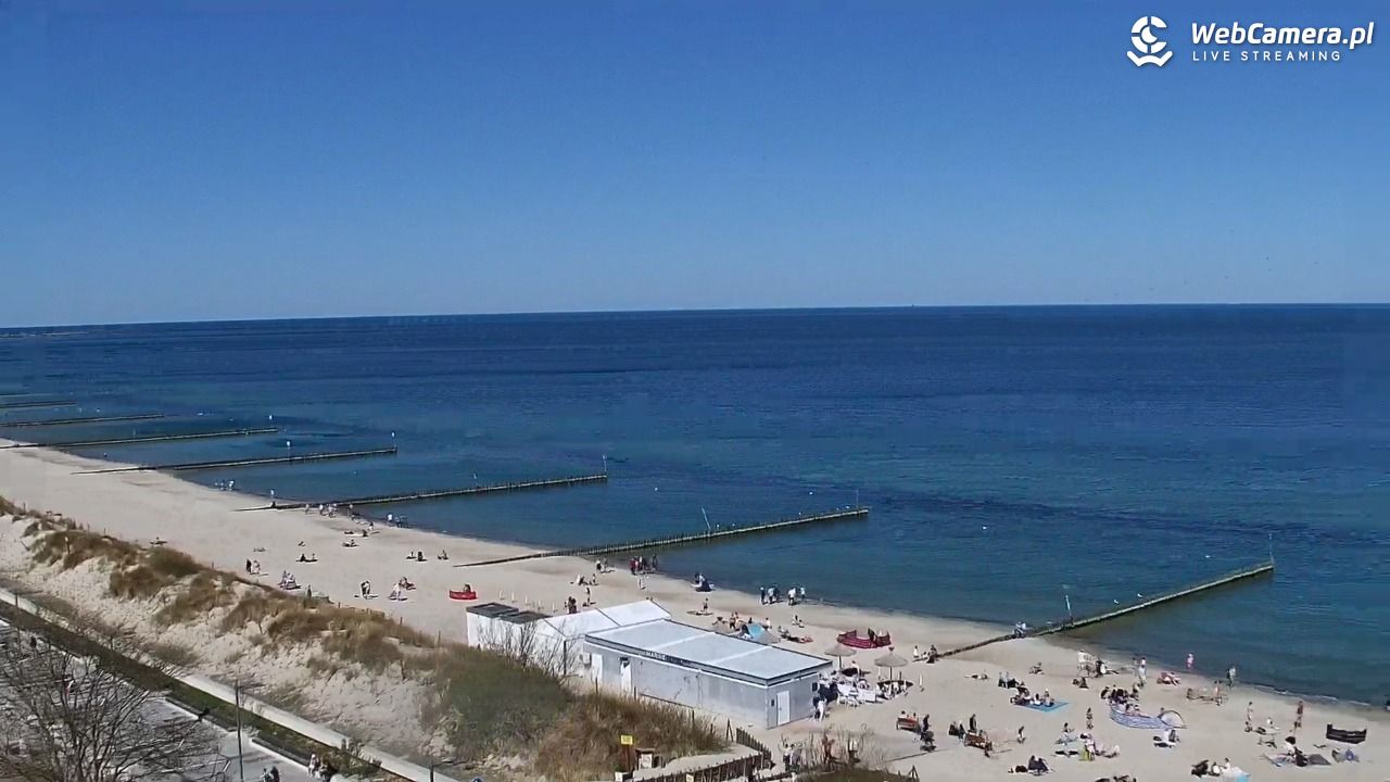 KOŁOBRZEG - widok na plażę - 02 maj 2026, 10:42