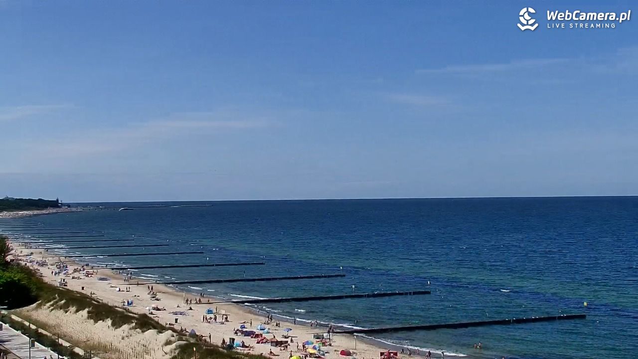 KOŁOBRZEG - widok na plażę - 02 sierpień 2026, 13:06