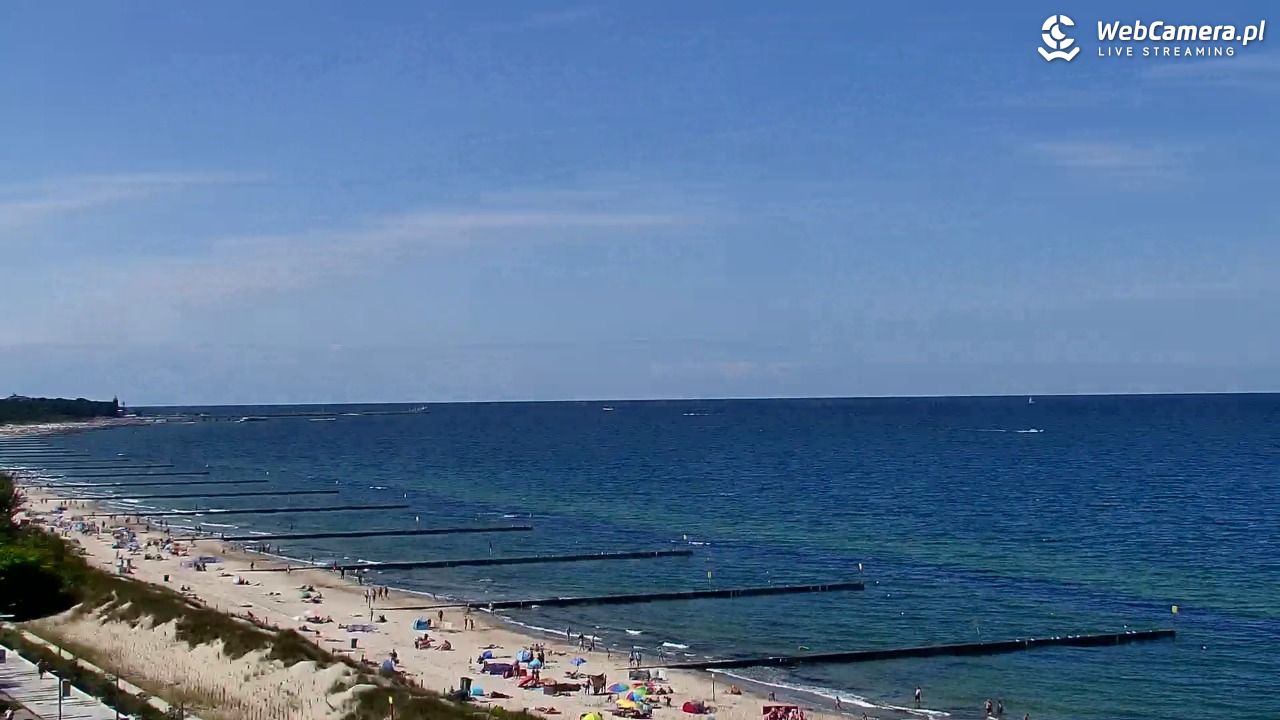 KOŁOBRZEG - widok na plażę - 02 sierpień 2026, 13:17
