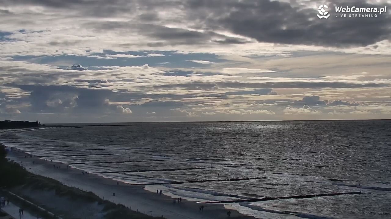 KOŁOBRZEG - widok na plażę - 14 czerwiec 2026, 18:54