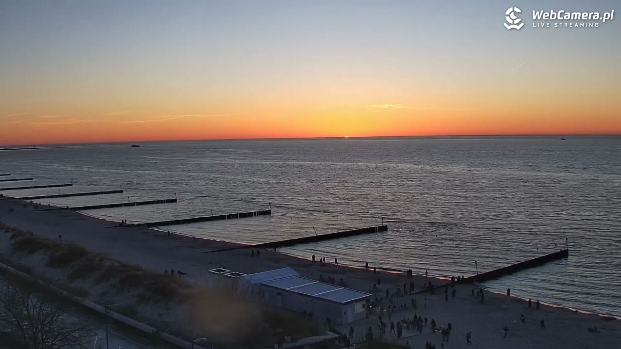 KOŁOBRZEG - widok na plażę - 01 maj 2026, 20:34