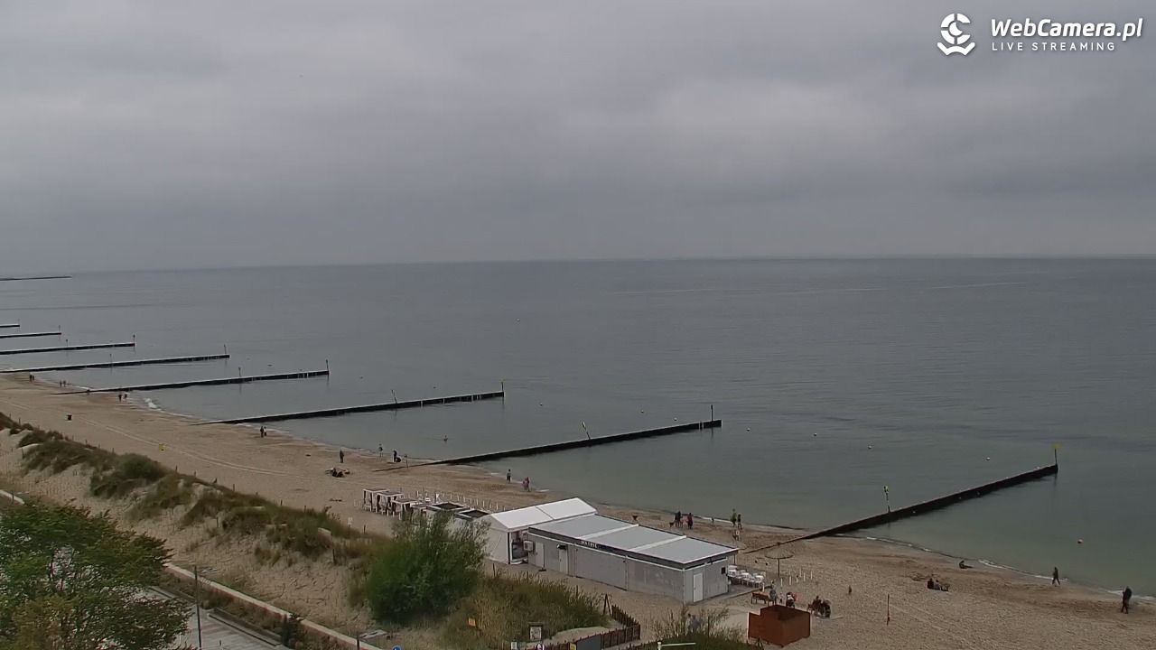 KOŁOBRZEG - widok na plażę - 29 sierpień 2025, 10:17