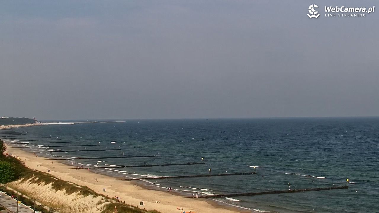 KOŁOBRZEG - widok na plażę - 31 lipiec 2026, 09:49
